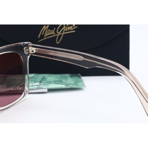 Maui Jim Heliconia MJ 739-05B Light Pink Square Sunglasses Maui Rose polarized main image 5